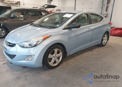 2013 Hyundai Elantra Gls from USA, damaged, VIN KMHDH4AE6DU754719